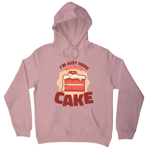 Here for the cake hoodie Nude