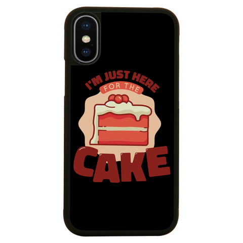Here for the cake iPhone case iPhone XS
