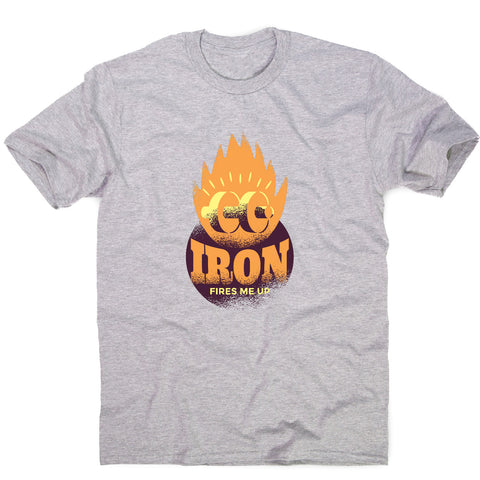 Iron fire - gym training men's t-shirt - Graphic Gear