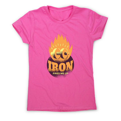 Iron fire - gym training women's t-shirt - Graphic Gear