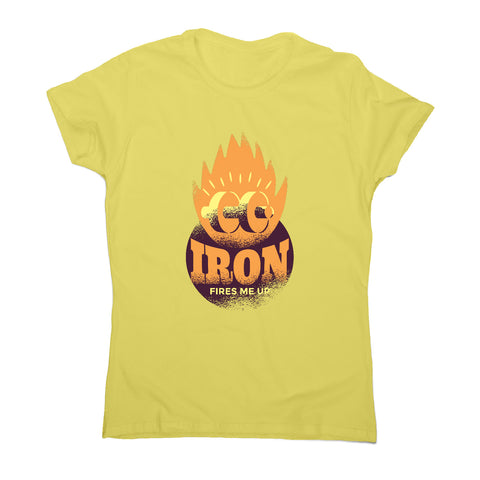 Iron fire - gym training women's t-shirt - Graphic Gear