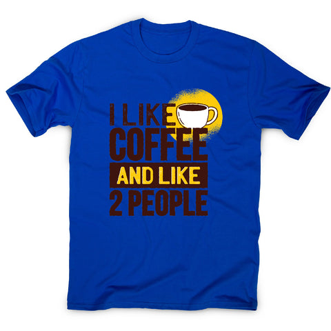 I like coffee - men's t-shirt - Graphic Gear