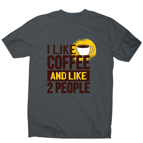 I like coffee - men's t-shirt - Graphic Gear