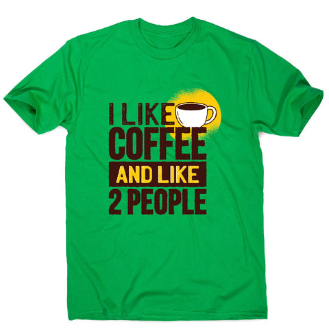 I like coffee - men's t-shirt - Graphic Gear