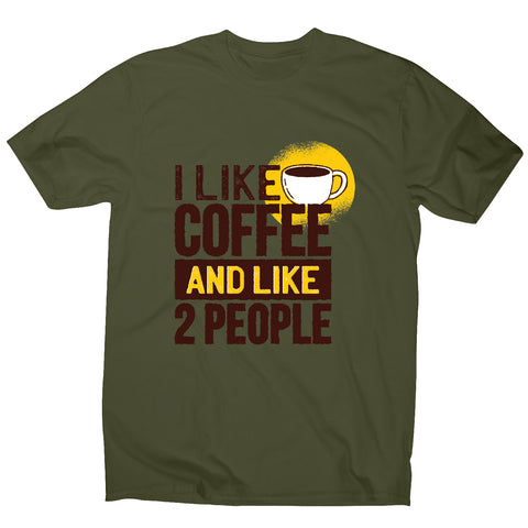 I like coffee - men's t-shirt - Graphic Gear