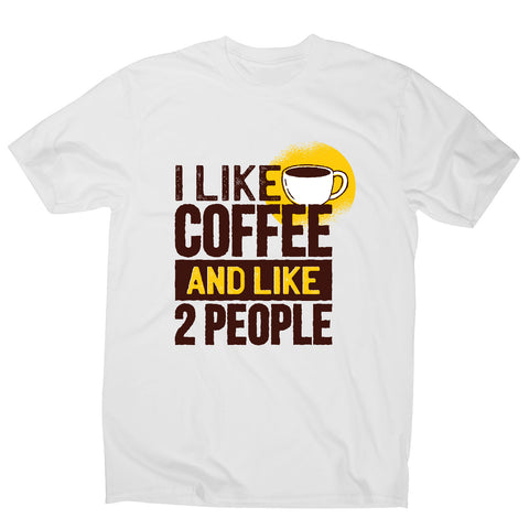 I like coffee - men's t-shirt - Graphic Gear