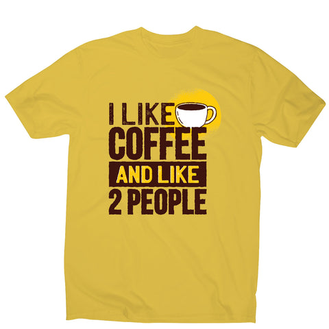 I like coffee - men's t-shirt - Graphic Gear