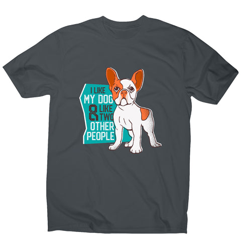 I love my dog - men's t-shirt - Graphic Gear