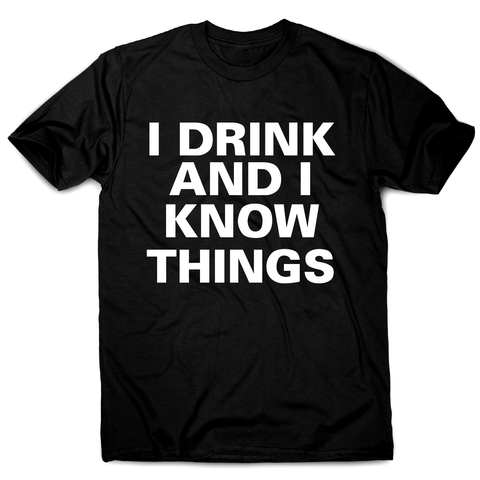 I drink and I  funny fishing t-shirt men's - Graphic Gear