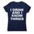 I drink and I  funny fishing t-shirt women's - Graphic Gear