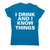I drink and I  funny fishing t-shirt women's - Graphic Gear