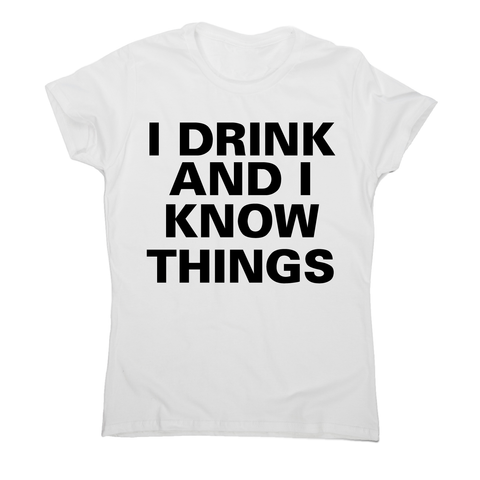 I drink and I  funny fishing t-shirt women's - Graphic Gear