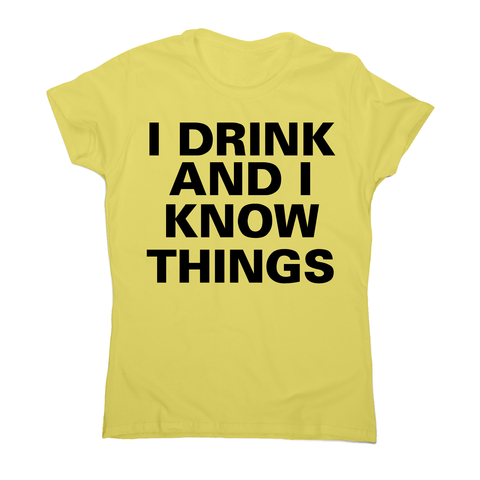 I drink and I  funny fishing t-shirt women's - Graphic Gear