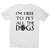 I'm here  funny dog t-shirt men's - Graphic Gear