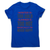 I'm never happy women's t-shirt Blue