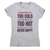 I'm never happy women's t-shirt Grey