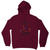 I paint & know things hoodie Burgundy