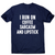 I run on coffee sarcasm and lipstick funny slogan t-shirt men's - Graphic Gear