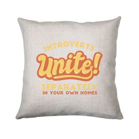 Introverts funny quote cushion 40x40cm Cover Only
