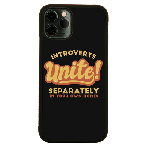 Introverts funny quote iPhone case iPhone 11 Pro Max