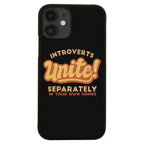 Introverts funny quote iPhone case iPhone 12