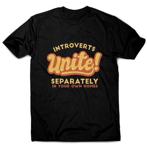 Introverts funny quote men's t-shirt Black
