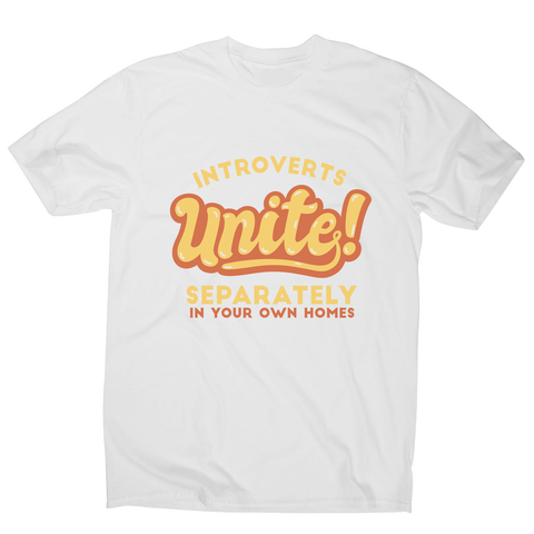 Introverts funny quote men's t-shirt White