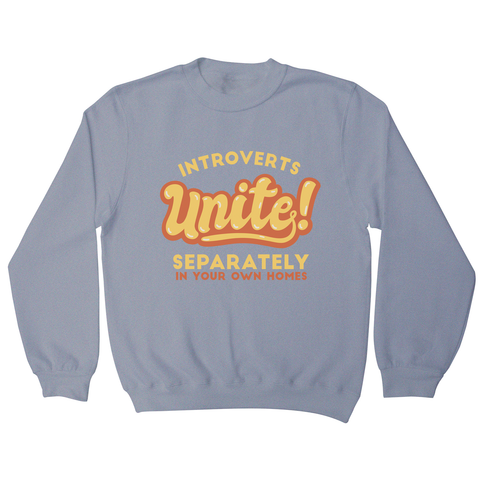 Introverts funny quote sweatshirt Grey