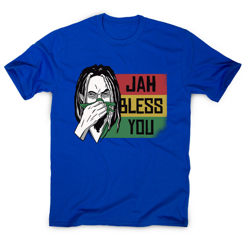 Jah bless you rastafari funny t-shirt men's - Graphic Gear