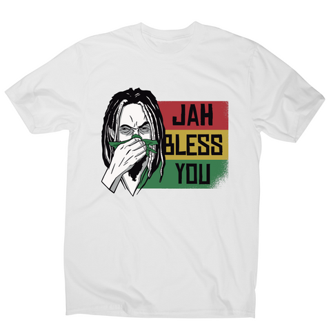 Jah bless you rastafari funny t-shirt men's - Graphic Gear