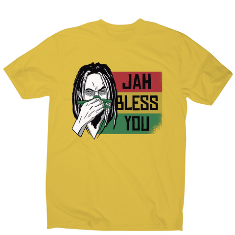 Jah bless you rastafari funny t-shirt men's - Graphic Gear