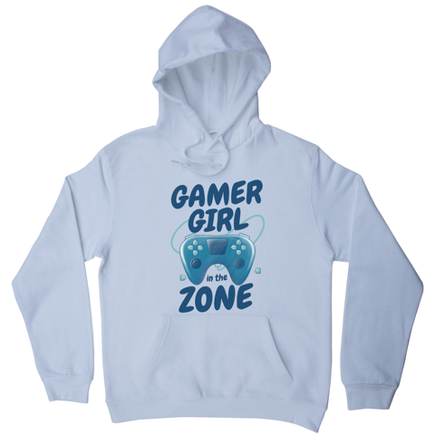 Joystick gamer girl hoodie White
