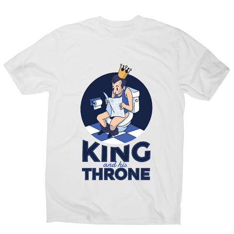 King throne - funny S men's t-shirt - Graphic Gear