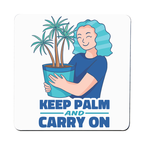 Keep palm coaster drink mat Set of 1