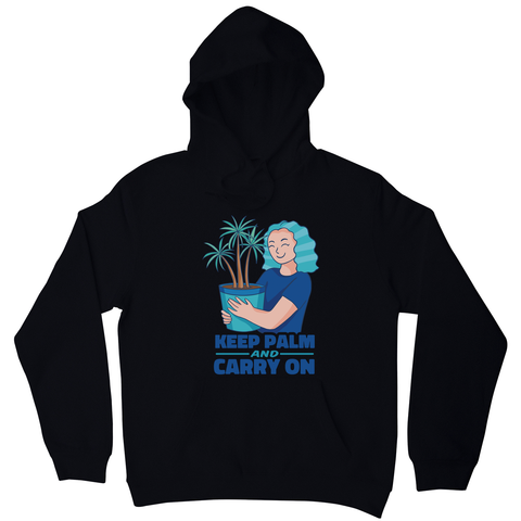 Keep palm hoodie Black