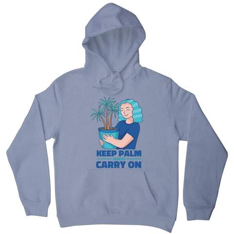 Keep palm hoodie Grey