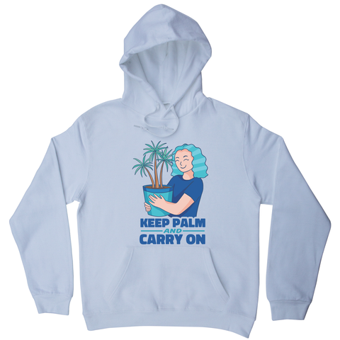Keep palm hoodie White