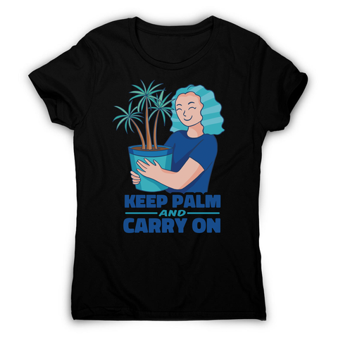 Keep palm women's t-shirt Black