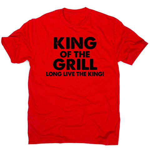 King of the grill funny BBQ t-shirt men's - Graphic Gear