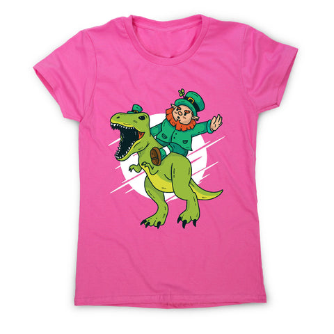 Leprechaun dino - funny women's t-shirt - Graphic Gear