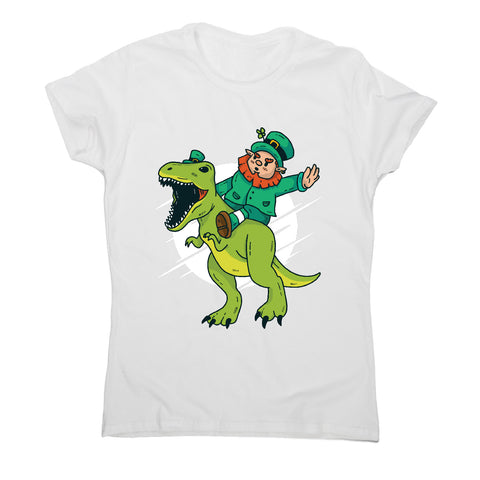 Leprechaun dino - funny women's t-shirt - Graphic Gear