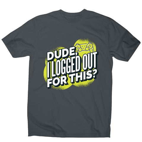 Logged out gamer - men's t-shirt - Graphic Gear