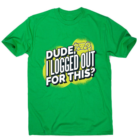 Logged out gamer - men's t-shirt - Graphic Gear