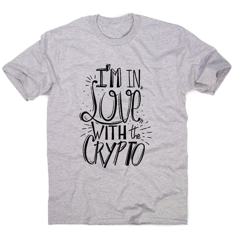 Love crypto men's t-shirt - Graphic Gear