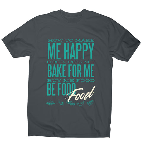 Love food - men's funny premium t-shirt - Graphic Gear