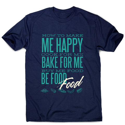 Love food - men's funny premium t-shirt - Graphic Gear