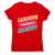 Legends born in August women's t-shirt Red