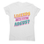 Legends born in August women's t-shirt White