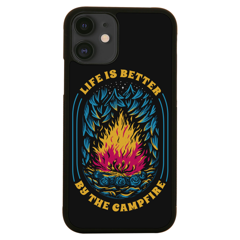 Life is better campfire iPhone case iPhone 12