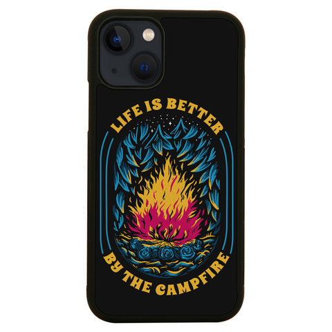 Life is better campfire iPhone case iPhone 13